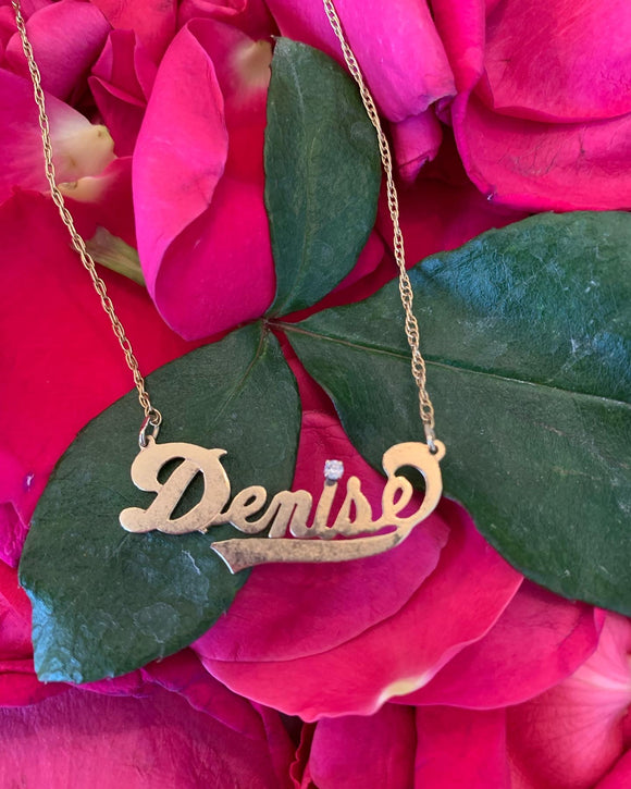 Personal Name Plate - Necklace