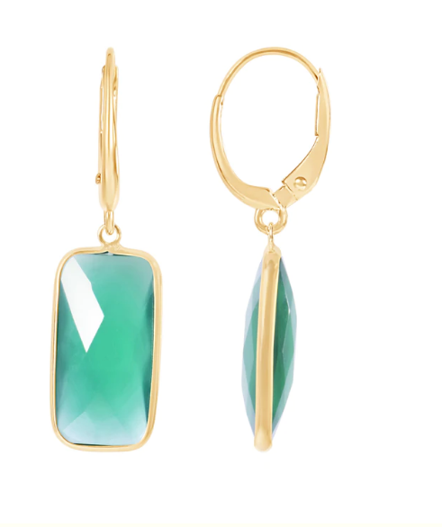 GREEN ONYX Earrings